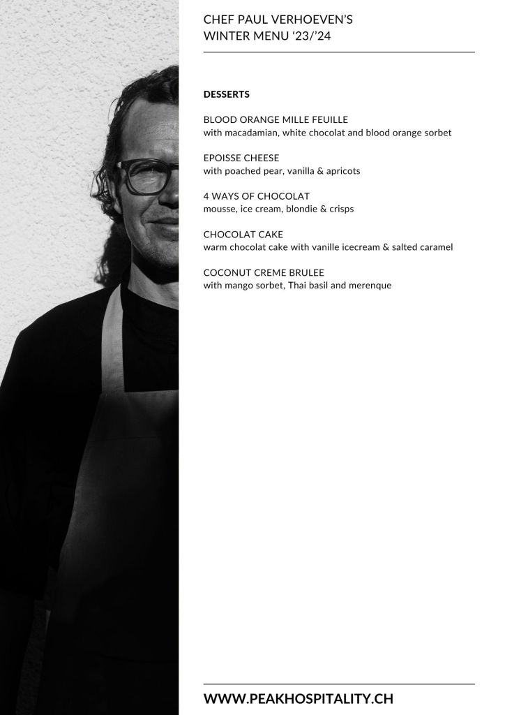 PRIVATE CHEF SWITZERLAND SAAS-FEE 