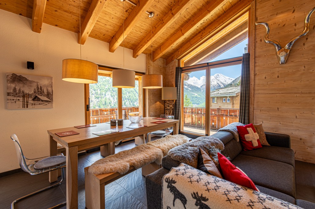 Chalet Le Petit Mouton, chalet for rent in Saas-Fee Switzerland