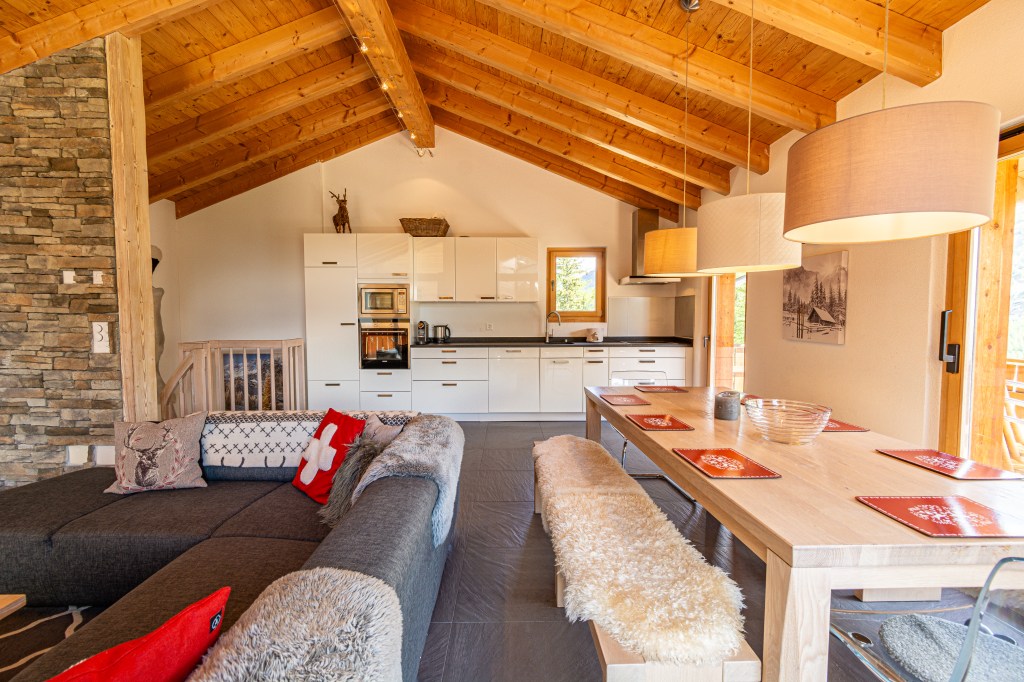 Chalet Le Petit Mouton, chalet for rent in Saas-Fee Switzerland