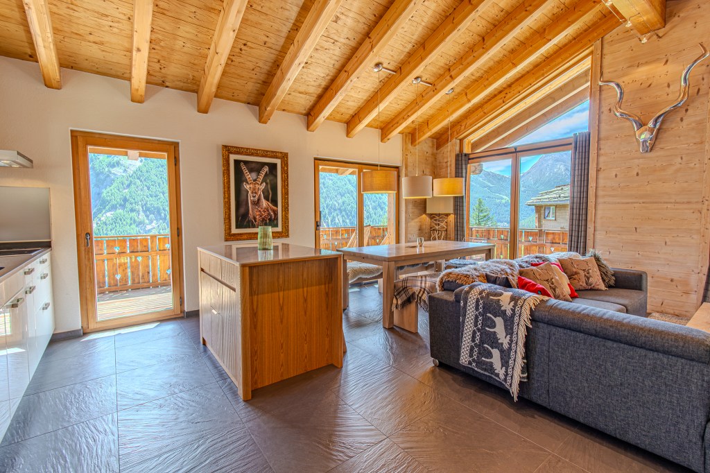 Ferienwohnung Saas-Fee Chalet Le Petit Mouton 
